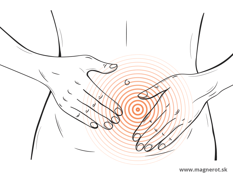 pms bolest zad, únava, bolest prsou, žaludku, v podbřišku, premenstruační syndrom, příznaky, magnezium